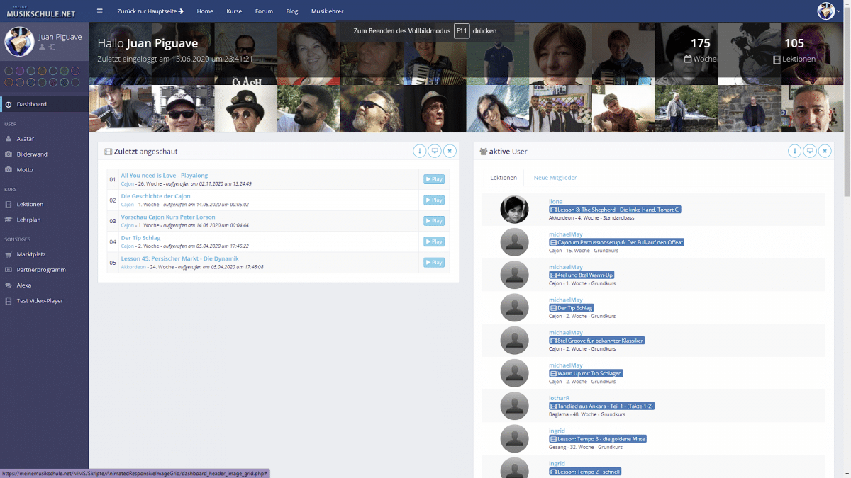 Cajon lernen für Anfänger OnlineUnterricht per Video