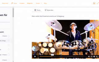 Kurs "Schlagzeug lernen für Anfänger" von Peter Lorson - Schulungsvideo
