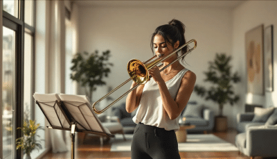 Posaune lernen zuhause